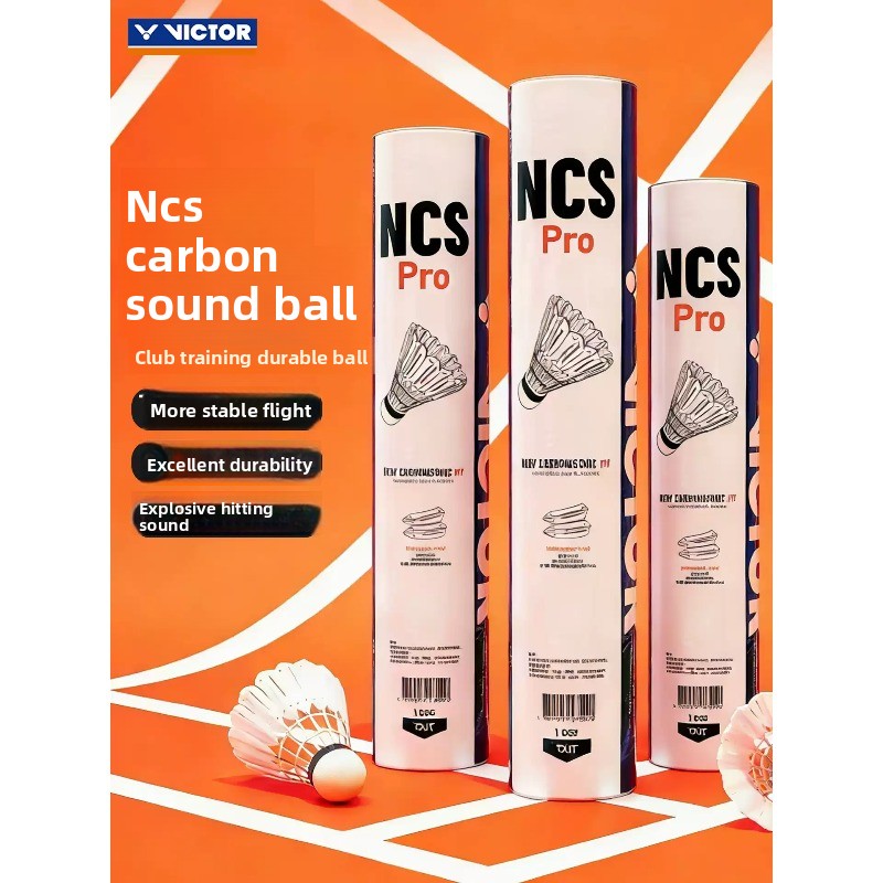 Victor Shuttlecock Feather - 12 sztuk / tuba NCS PRO