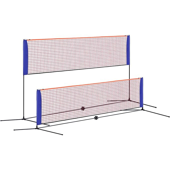 Badminton Area - Przenośna siatka do badmintona, mały rozmiar,