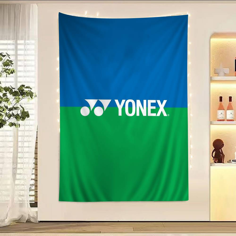 Badminton Yonex - Modny badminton Y-Yonex, gobelin z motywem