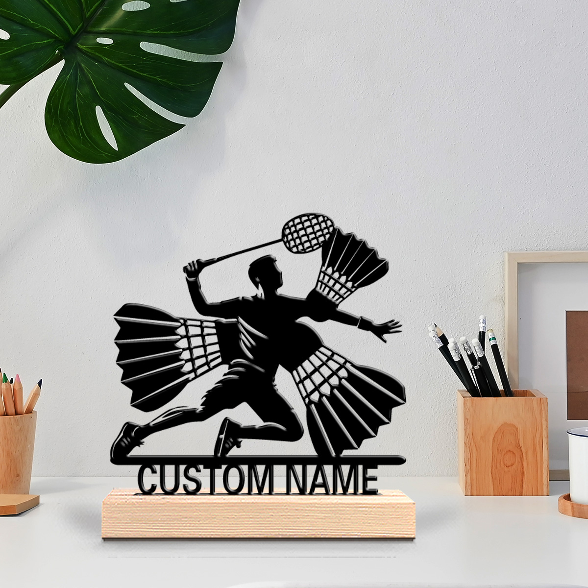 1 szt. Abstrakcyjna figurka ba – Badminton Area recenzja i cena